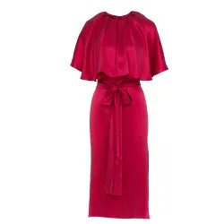 Amalfi Silk Red Dress