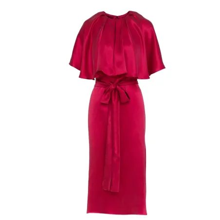 Amalfi Silk Red Dress