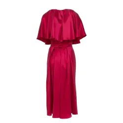 Amalfi Silk Red Dress