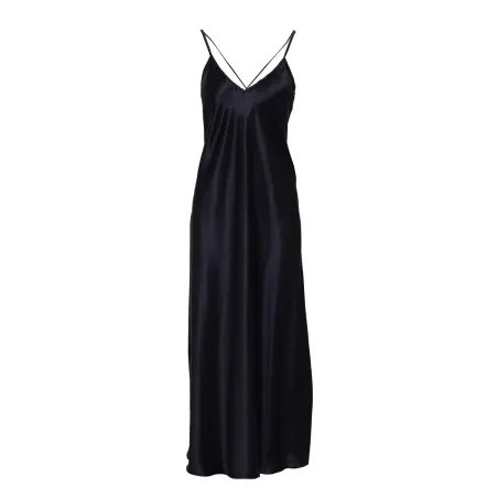 Portofino Silk Black Dress