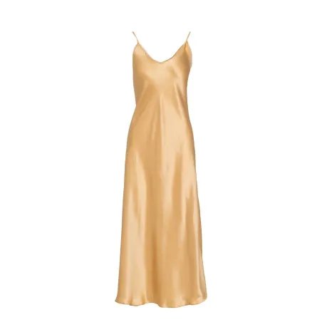 Portofino Silk Neutral Dress
