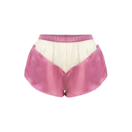 Pink Viscose Spectre Luxury Loungewear Shorts