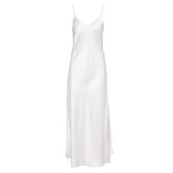 Portofino Silk White Dress