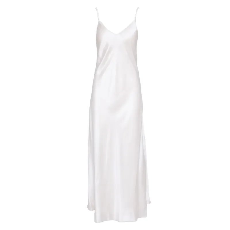 Portofino Silk White Dress