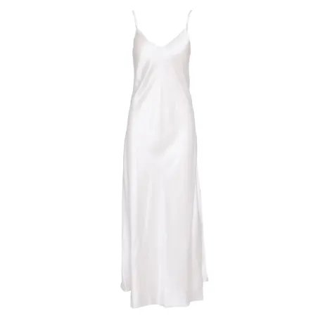 Portofino Silk White Dress