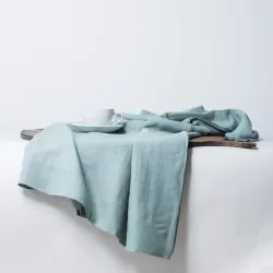 Celadon Linen Tablecloth