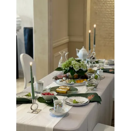 Lightgrey Linen Tablecloth