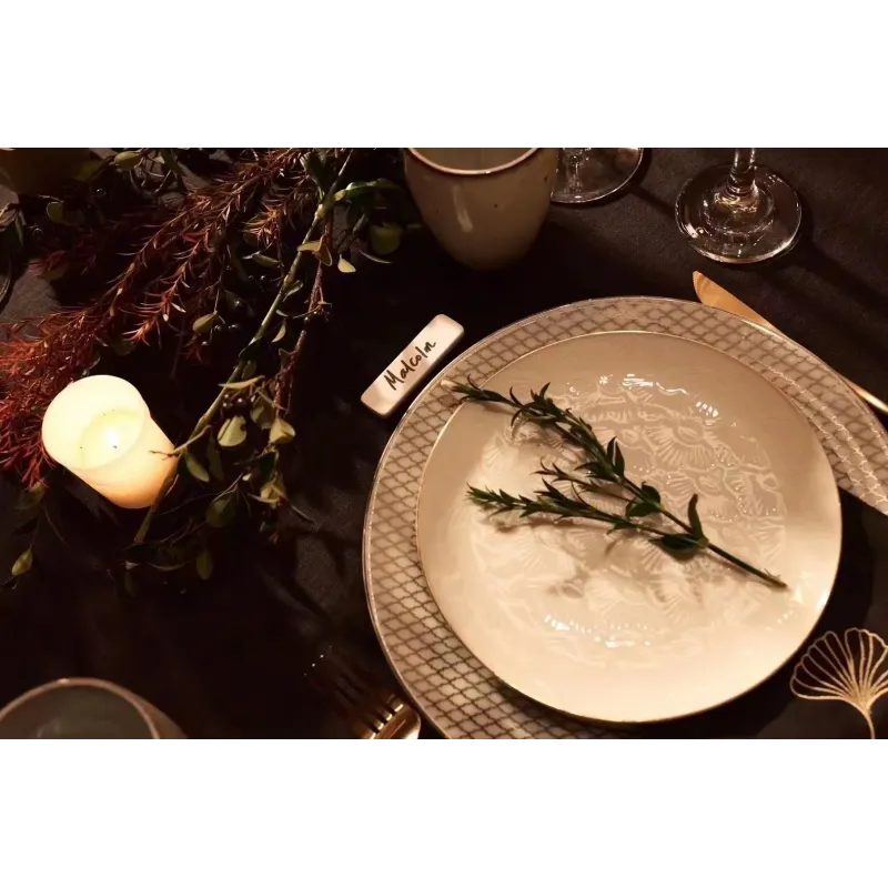 Charcoal Linen Tablecloth