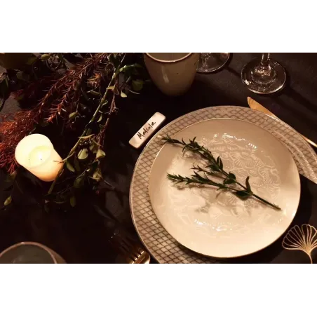 Charcoal Linen Tablecloth