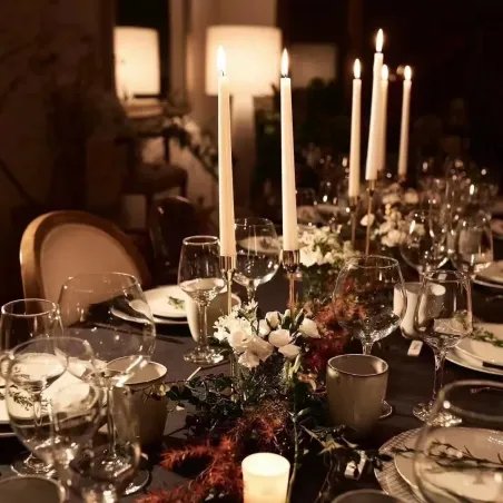 Charcoal Linen Tablecloth