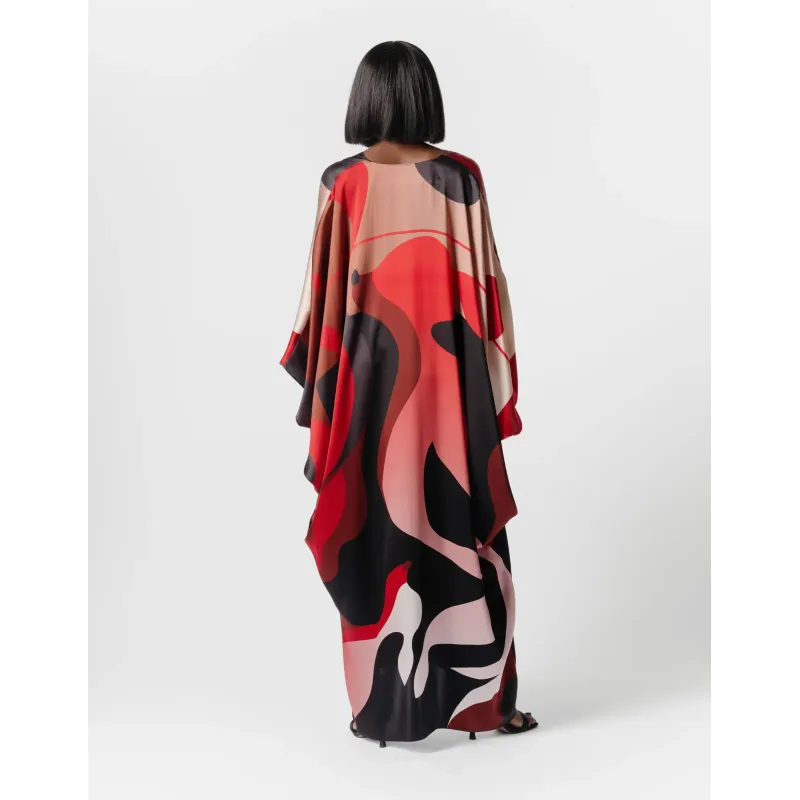 Sahara Pink Silk Dress