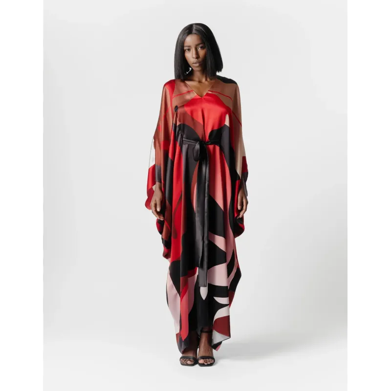 Sahara Pink Silk Dress