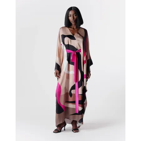Sahara Silk Pink Dress