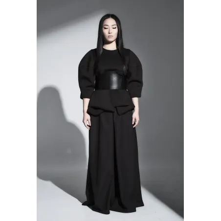 FRIDA Black Under Bust Corset Belt