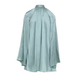 Palermo Silk Dress Shirt Blue