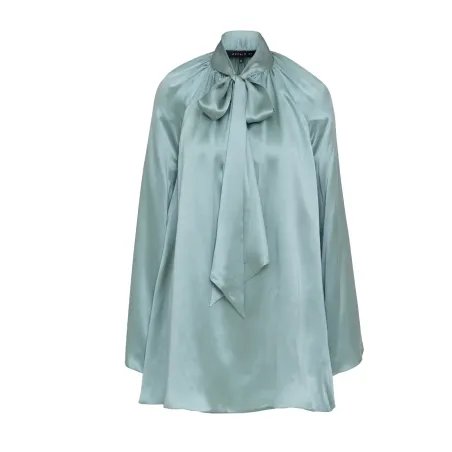 Palermo Silk Dress Shirt Blue