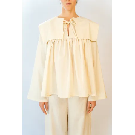 Prospère Cotton White Blouse