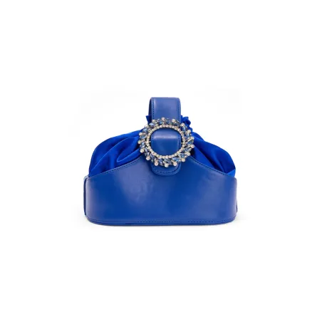 CRUX BAG FAUX-LEATHER BLUE DRESS