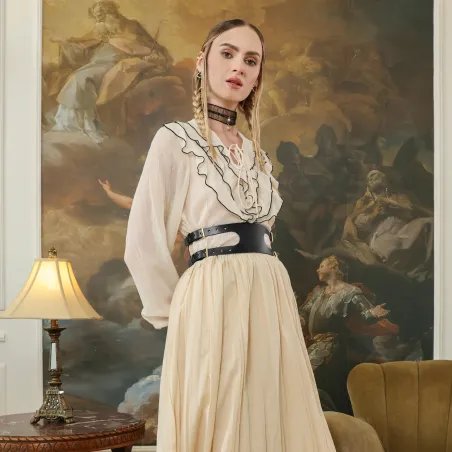 Orin Wide Leather Belt