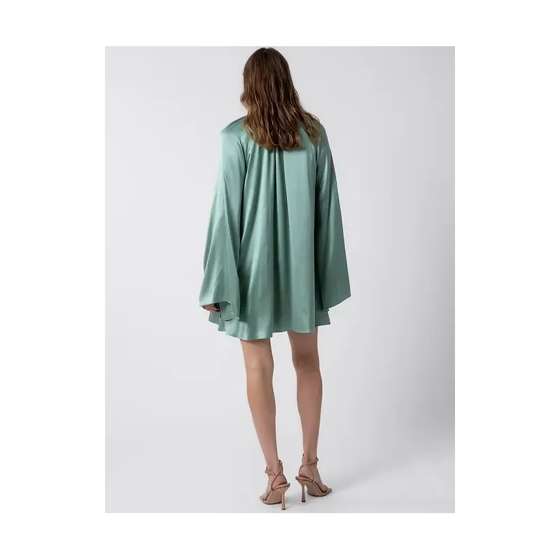 Palermo Silk Dress Shirt Blue