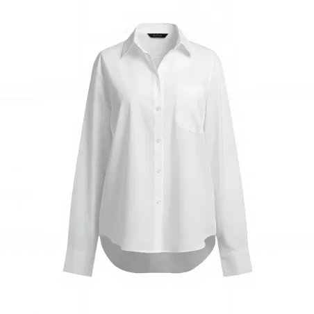 The Lauren Shirt  Cotton White 