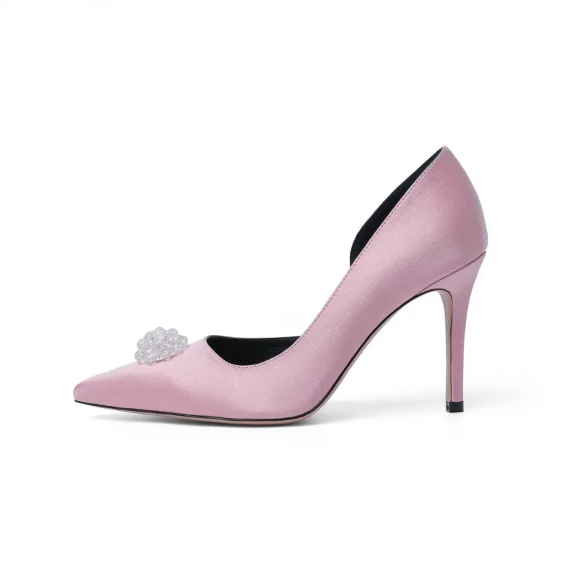 Dusty Pink Diamond Shoes