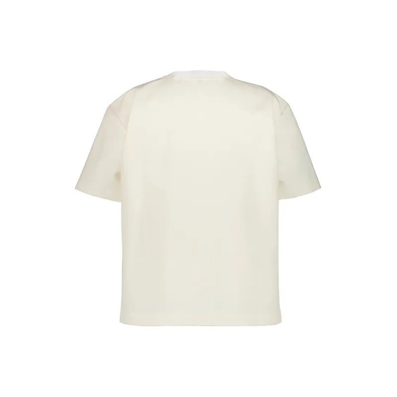 ZERO WASTE FLORAL JACQUARD SILK T-SHIRT MEN