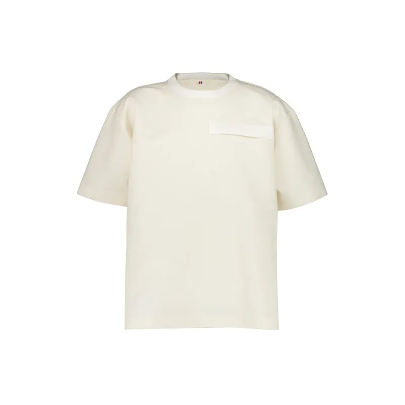 ZERO WASTE FLORAL JACQUARD SILK T-SHIRT MEN