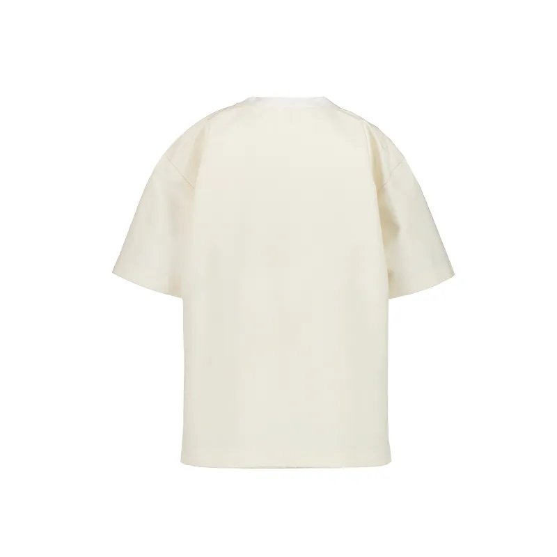 ZERO WASTE FLORAL JACQUARD T-SHIRT WOMEN