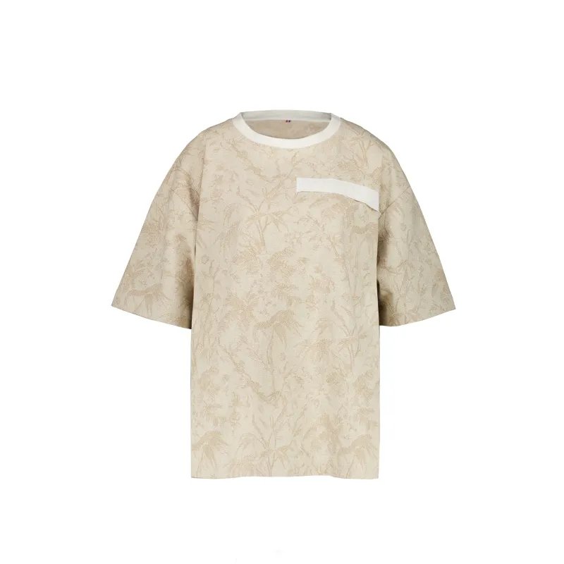 ZERO WASTE JACQUARD T-SHIRT WOMEN