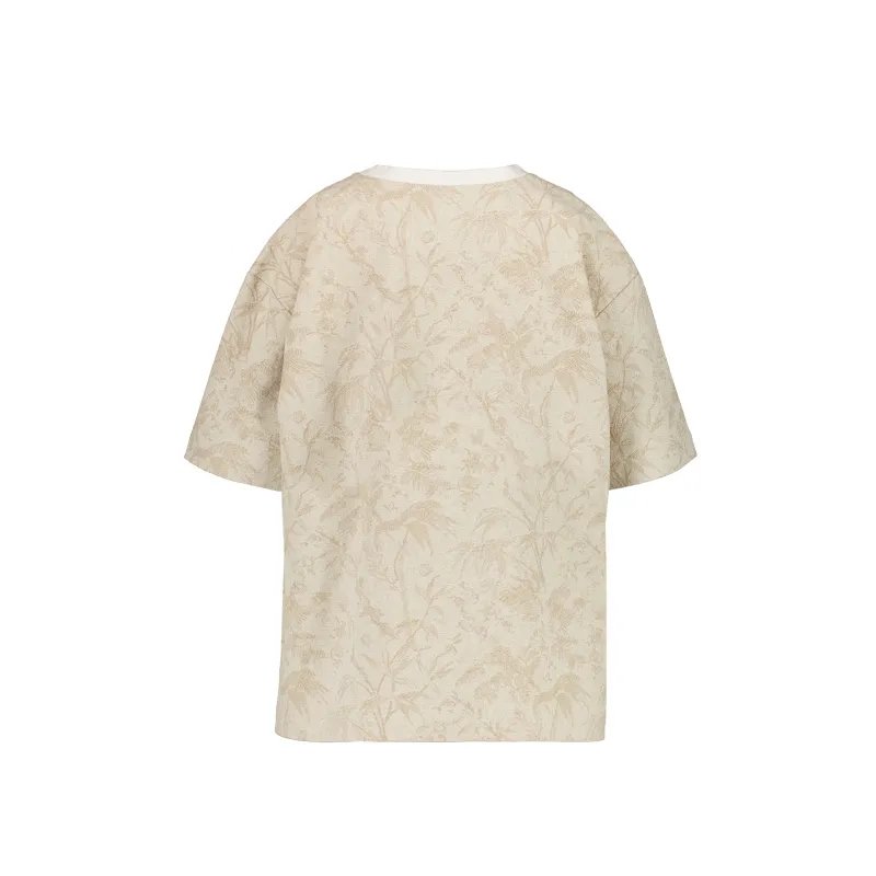 ZERO WASTE JACQUARD T-SHIRT WOMEN