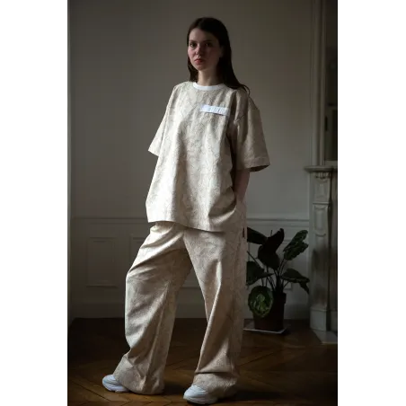 ZERO WASTE JACQUARD T-SHIRT WOMEN