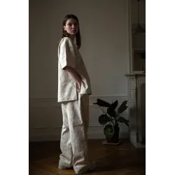 ZERO WASTE JACQUARD T-SHIRT WOMEN