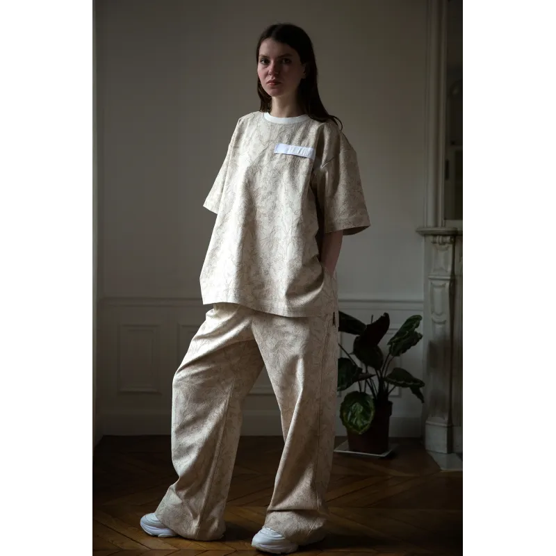 ZERO WASTE JACQUARD TROUSERS Women