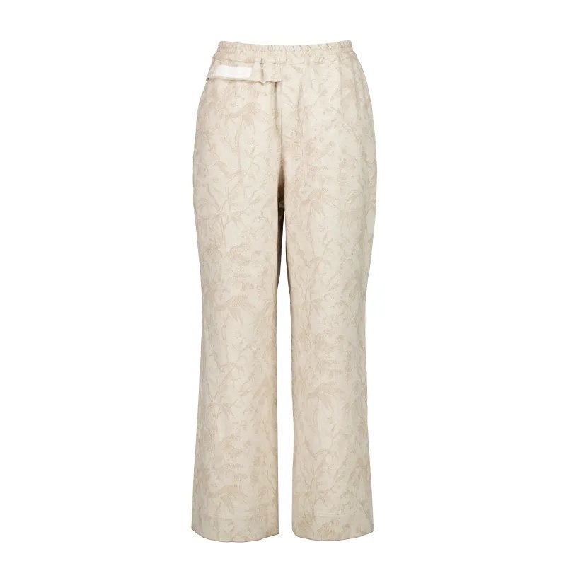 ZERO WASTE JACQUARD TROUSERS MEN