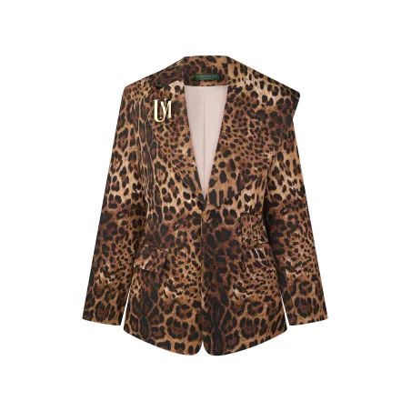 Vivienne Leopard Silk Jacket