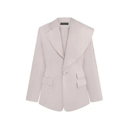 Vivienne Grey Silk Jacket