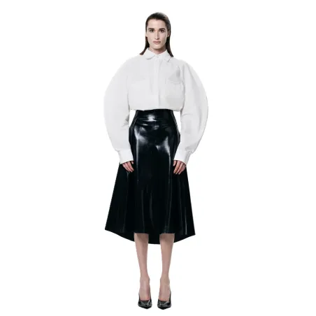 Black Pleated Skirt