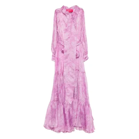 Ruffle Pink Maxi Dress