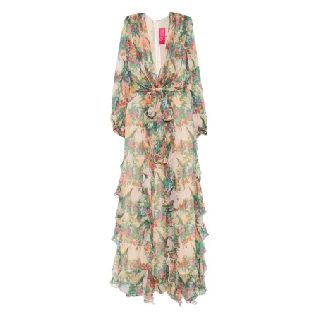 Deniz Maxi Silk Dress