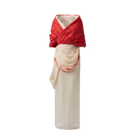 SILK FELT AND ORGANZA ARTISANAL  SAREE