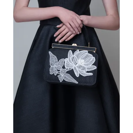 Black Rafia Bag