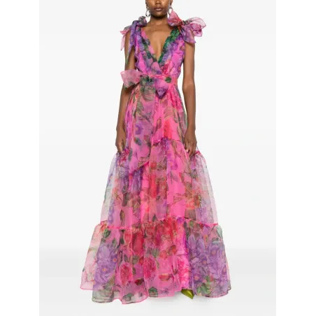 Floral Pink Maxi Dress
