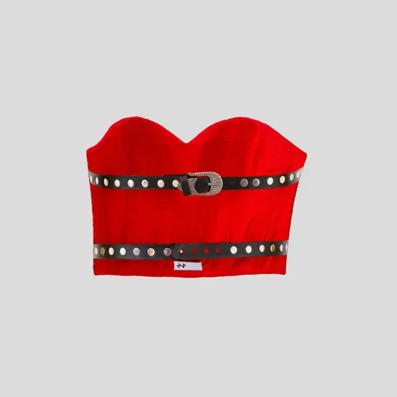 Crimson Heritage Red Corset